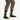 Darn Tough Field Guide Crew Lightweight sock in Charcoal — crew height. On model.
