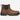 Danner Women's Ground Control Chelsea Work Boot in Brown — 5-inch pull-on, DuraGrip outsole. Side view.