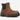 Danner Women's Ground Control Chelsea Work Boot in Brown — full-grain leather, Chelsea gore. Three-quarter front view.