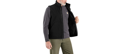 Carhartt 106439N04 OV6439 M RD Rlxd Ft Softshell Vest Black