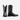 Circle A Western and Work Tecovas The Emmitt II midnight black ostrich leather cowboy boots with intricate stitching