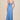 Belted Denim Midi Dress with Gold Buttons