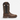 Circle A Western and Work Durango Rebel western boot in oak bark and midnight leather with decorative shaft stitching.