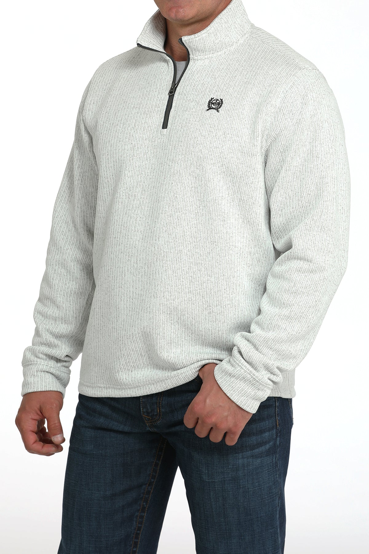 Cinch MENS 1/4 ZIP- Grey
