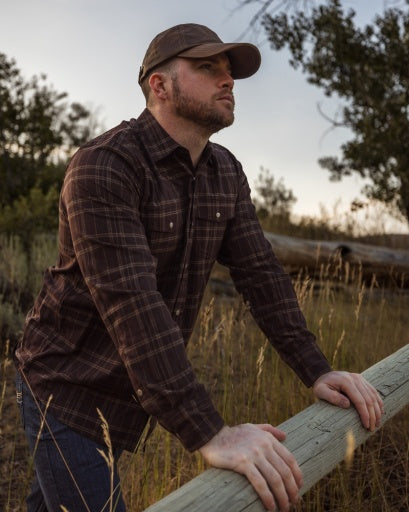 Outback Men's Cotton Plaid Shirt