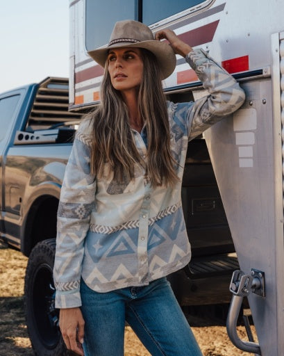 Camile Shirt Sky Blue XL