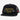 Hooey AMCC 5-Panel Trucker Hat in Black/Yellow — yellow stitched logo. Front view.