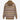 Hooey Canyon Hoody in Tan/Red Stripe — brushed fleece, double-lined hood. Back view.