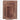 Hooey Dalton Bifold Money Clip in Brown — money clip with Hooey logo. Back view.
