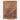 Hooey Dalton Bifold Money Clip in Brown — ombre boot stitch embroidery. Front view.