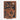 Hooey Gambler Bifold Money Clip in Tan/Black — hand-tooled playing card design. Front view.