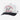 Hooey John Wayne 5-Panel Trucker Hat in White/Black — red and black embroidery. Front view.