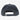 Hooey Rank Stock 5-Panel Snapback Hat in Charcoal — snapback closure. Back view.