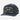 Hooey Rank Stock 5-Panel Snapback Hat in Charcoal — Rank Stock bull embroidery, side logo. Front view.