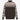 Hooey Stevie Snap Pullover in Brown/Stripe — striped yoke and sleeves, snap placket. Front view.
