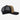 Hooey Toller 6-Panel Trucker Hat in Tan/Black — mesh back. Side view.