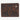 Hooey Wyatt Front Pocket Bifold Wallet in Brown — boot-stitch detailing, logo rivet. Front view.