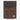 Hooey Wyatt Money Clip Wallet in Brown — card pockets, boot-stitch detailing. Front view.