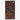 Hooey Wyatt Rodeo Wallet in Brown — padded boot-stitch detailing, logo rivet. Front view.