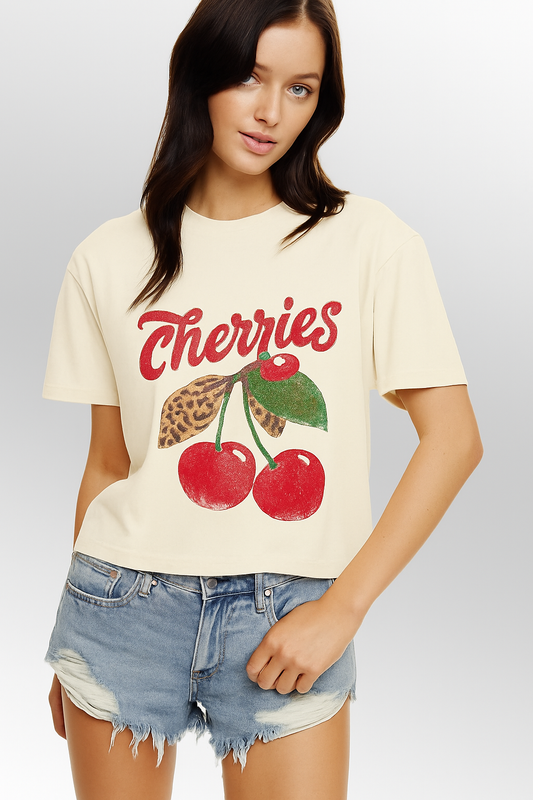 Cheetah & Cherries Crop