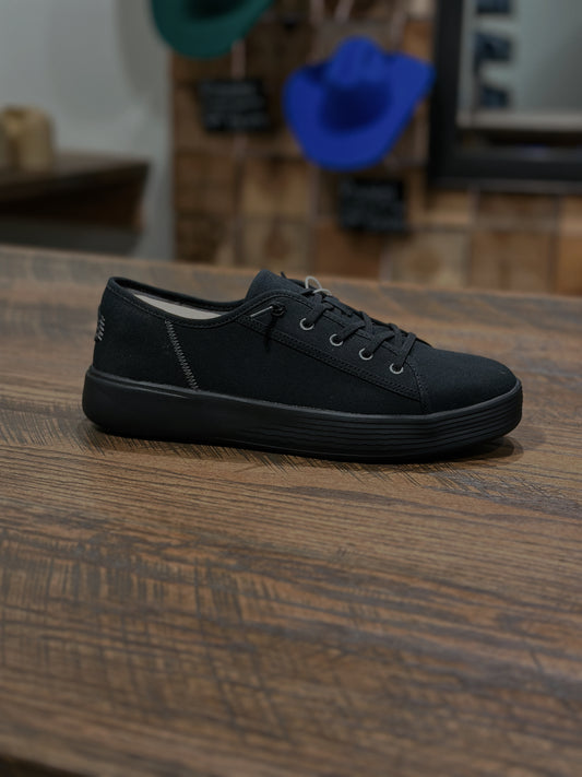 HEY DUDE CODY M CANVAS BLACK/BLACK