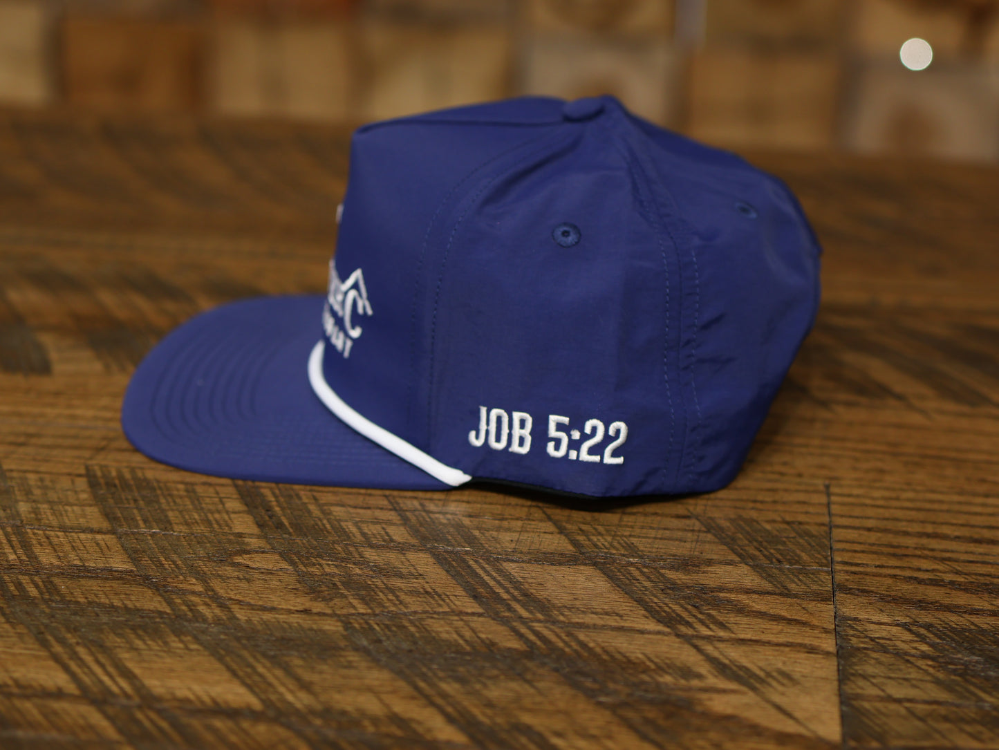 Rafter C Cattle Co Cap Navy with White Rope