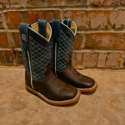 Anderson Bean ABK1116 Kids Toast Bison/Blue Lava