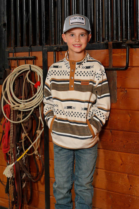 Cinch BOYS POLAR FLEECE  CREAM