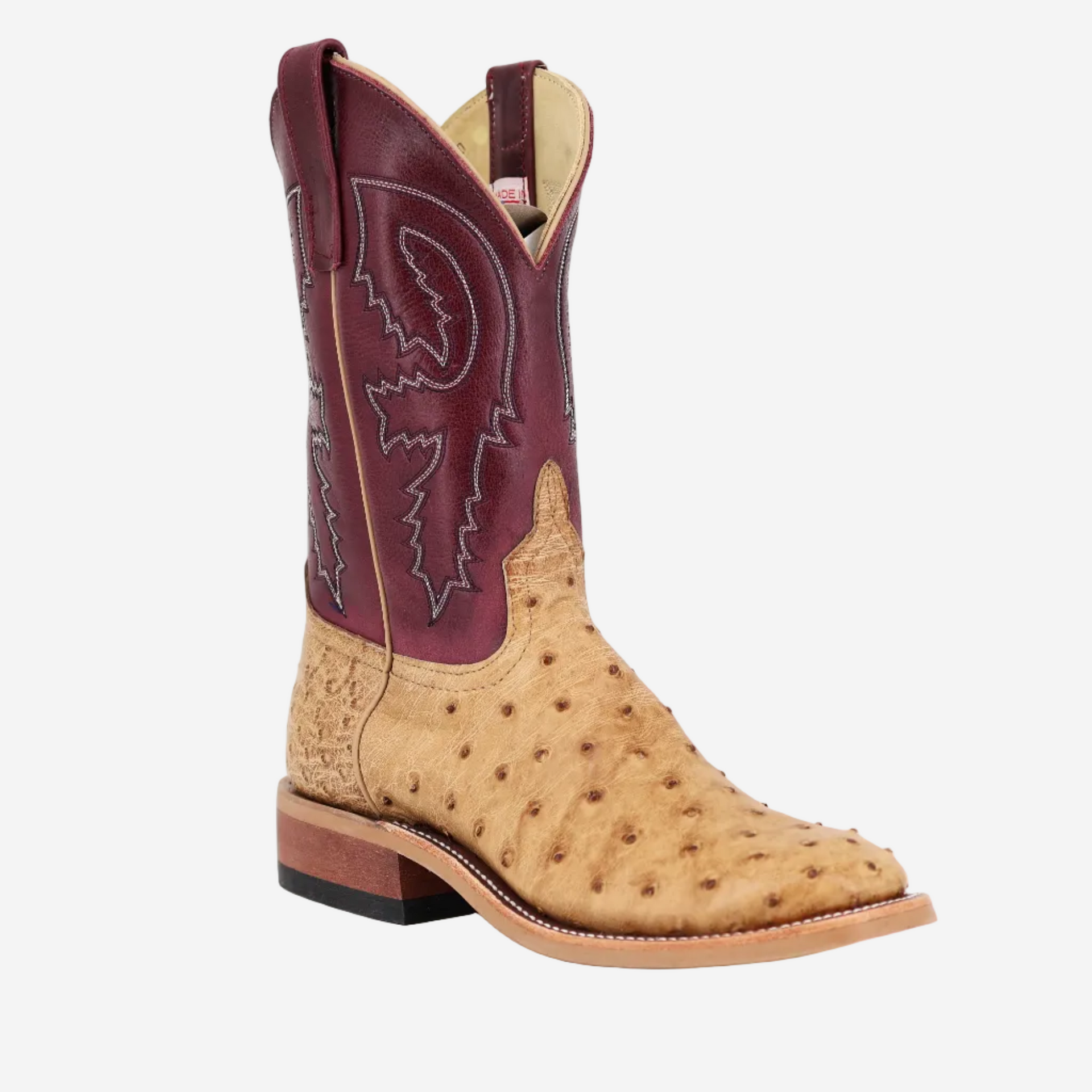 Anderson Bean Exclusive Full Quill Ostrich Umber Bruciato Western
