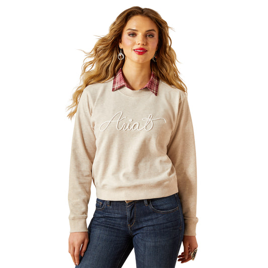 Ariat Women's Essential Crew Sweatshirt OATMEAL