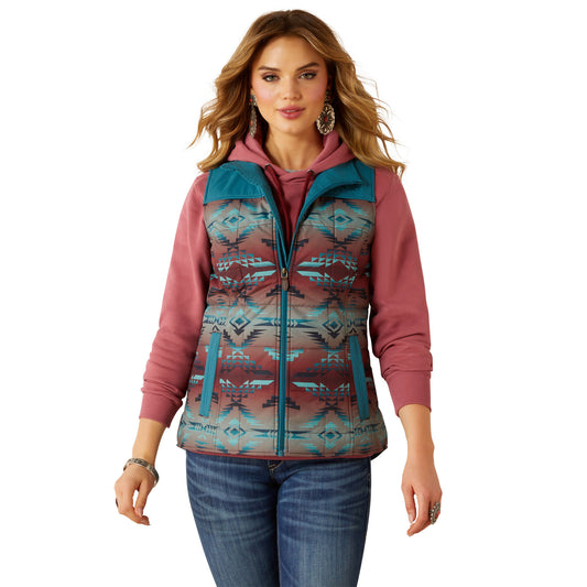 Ariat Women's REAL Crius Vest DRAGONFLY|INEZ BLANKET PRINT