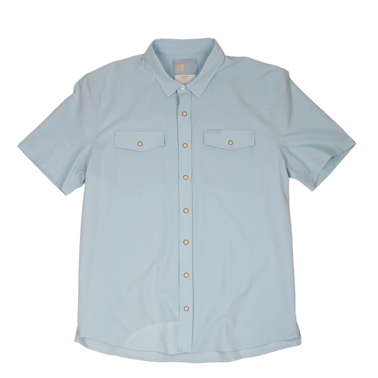 Lazy J Ranch Men's Airflow Pearl Snap Short Sleeve Shirt