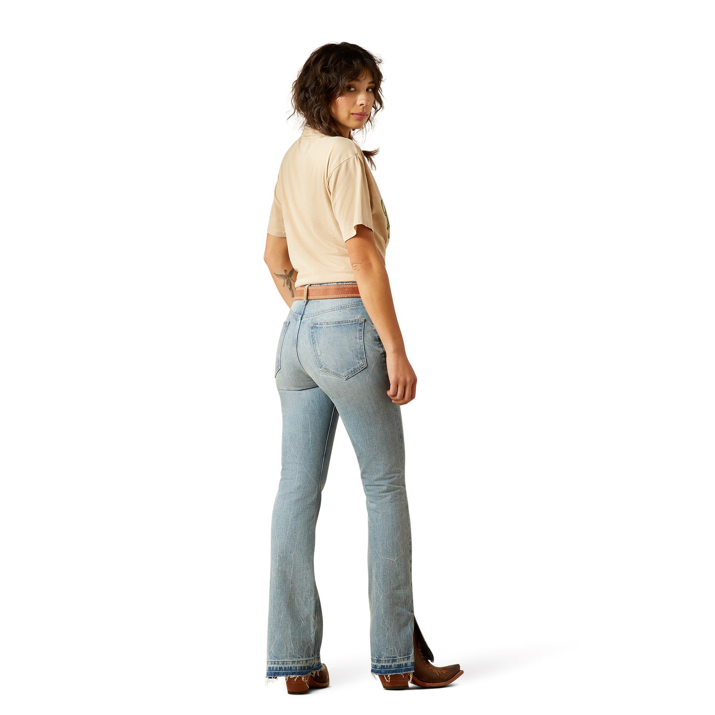 Ariat Women's Ultra High Rise Tomboy Jazmine Boot Cut Jean- ARGENTINA