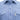 Outback Trading Kat Knit Snap Shirt in Sky Blue — snap front, western yokes. Collar detail.