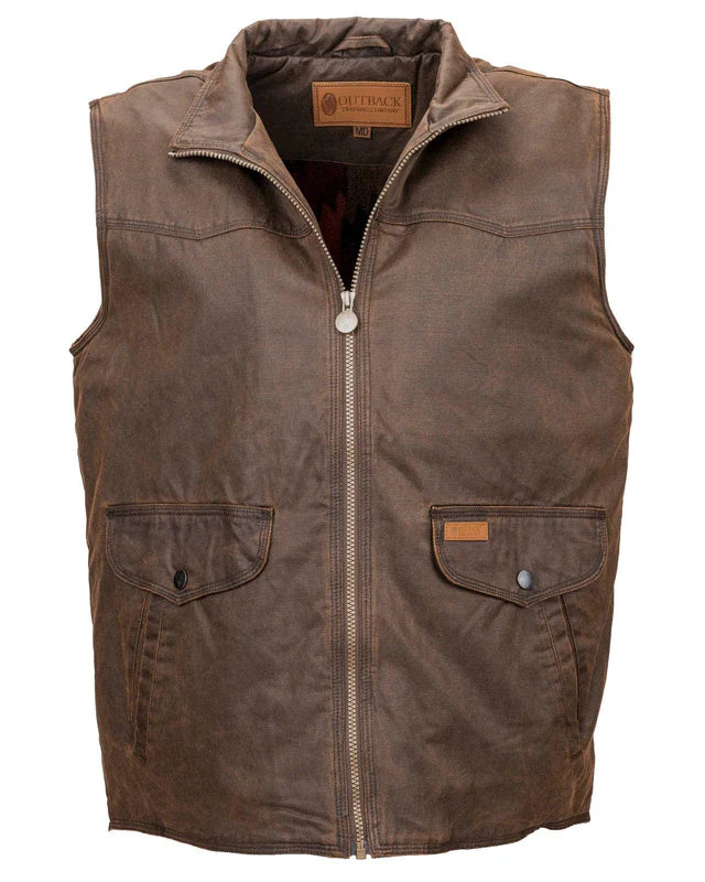 Outback  LANDSMAN VEST BROWN