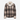 Circle A Western and Work tan plaid Gemma jacket with a cozy white Berber lining and silver buttons