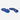 PowerStep Pinnacle Plus Met insoles in royal blue — metatarsal pad, neutral arch support. Pair, side view.