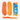 PowerStep PULSE Performance insoles in orange — neutral arch support, ShockAbsorb foam. Pair with packaging.