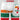 PSD 7-Eleven boxer brief in Multi — orange, green and red stripes, 7-inch inseam. Front view.