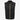 Resistol Cold Bloq Vest in Black — quilted ripstop, contrast zipper. Front view.