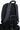 Resistol HATPAC Hat Backpack in Black Denim — luggage handle sleeve. Back view.