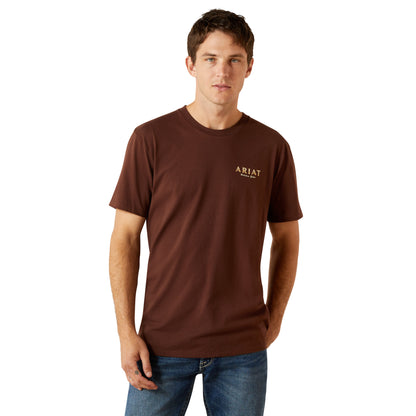 Ariat Men's Ariat Haters Club T-Shirt DEEP MAHOGANY