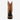 Twisted X 12" Western Work Boot in Dark Brown & Roasted Pecan — block heel. Back view.