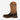 Twisted X 12" Western Work Boot in Dark Brown & Roasted Pecan — pull holes, 12" shaft. Inside view.