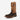 Twisted X 12" Western Work Boot in Dark Brown & Roasted Pecan — alloy toe, square toe. Outside view.