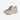 Twisted X Women's Feather X Casual in Ivory & Nude Print — tooled print, moc toe. Outside angle view.