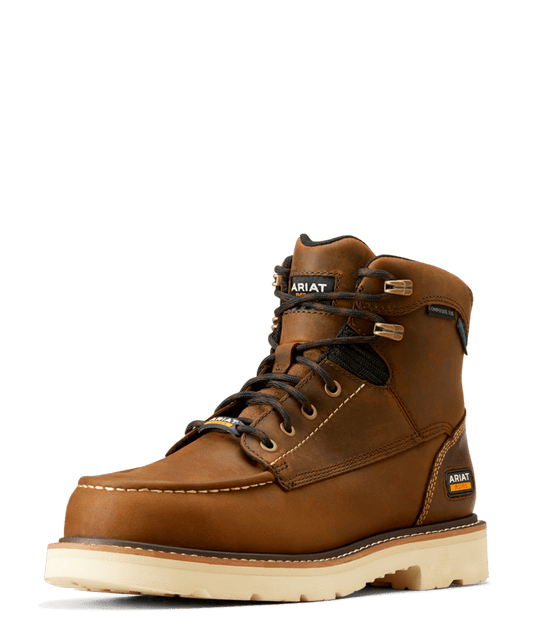 Ariat MENS Rebar Lift 6" Waterproof Composite Toe Work Boot
