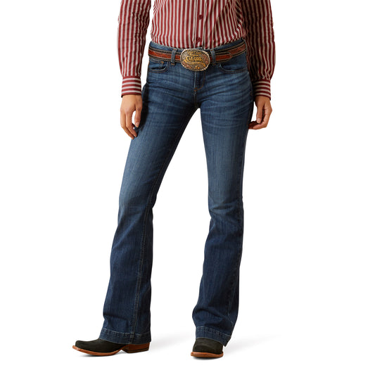 Ariat Women's Perfect Rise Bessie Slim Trouser Jeans IRVINE