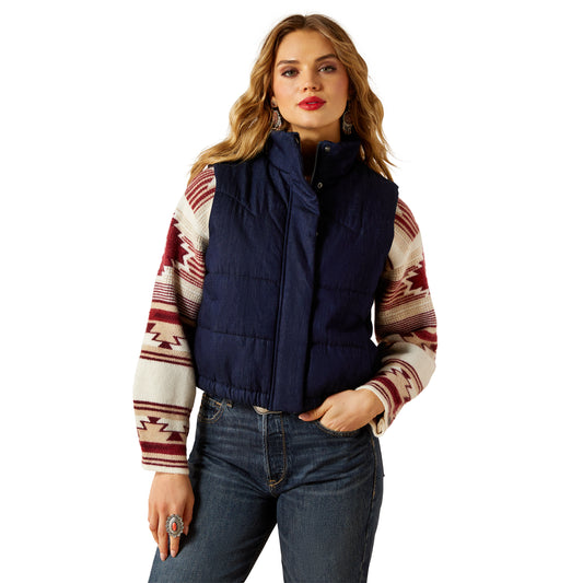 Ariat 10062406 WMS Western Swirls Vest RINSE