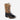 Old West VB1012 Black Croco Print Foot / Light Brown Crackle Shaft - Circle A